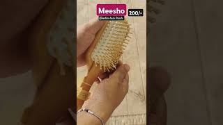 WOODEN HAIR COMB FROM MEESHO meesho haircare woodencomb [upl. by Alahc870]