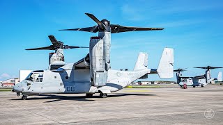 V22 Osprey Vertical Takeoff Horizontal Flight [upl. by Nani]