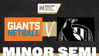 GIANTS v Magpies  SSN 2022 Minor Semi Final  Full Match  Suncorp Super Netball [upl. by Annasus]