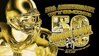 FOOTBALL Wyoming Shrine Bowl 50th Anniversary [upl. by Nyrol71]