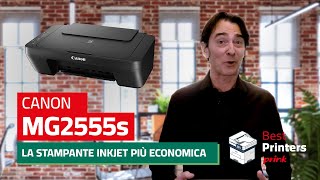 🔝🖨 2️⃣  BEST PRINTERS 2  Canon MG2555s  La stampante multifunzione inkjet più economica [upl. by Hooker]