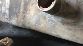 How To RedKote Gas Tank Sealer Cover Rust Seal Leaks [upl. by Aksoyn]