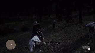 Red Dead Redemption 2 How To Save The Stranger Who Gets Attacked By A Wolf [upl. by Eninej]