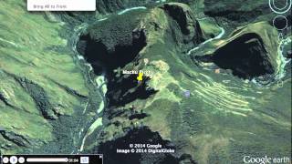 Inca Trail Classic 4 day hike on Google Earth tour to Machu Picchu Peru [upl. by Asirac]