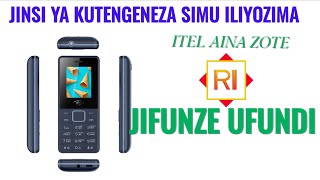 JIFUNZE JINSI YA KUTENGENEZA SIMU NDOGO ILIOZIMIKA HAIWAKI [upl. by Jeri]