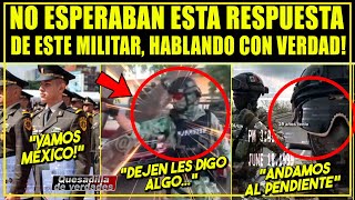 VIERNEZASO ¡VIDEO DE MILITAR SACUDE A MÉXICO RESPONDE DE MANERA CONTUNDENTE MEXICANOS LO APOYAN HOY [upl. by Namrac471]