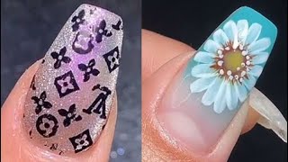 Những Kiểu Móng Tay Đẹp Nhất 2022  Sơn Móng Tay Nghệ Thuật 💅 Awesome Nails Art Tutorial [upl. by Hamas806]