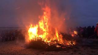 OSTERFEUER Feuer Frohe Ostern Fest Musik Feuerwehr [upl. by Joub]