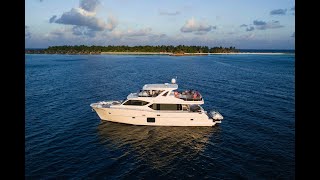 Airport Transfer by Luxury Yacht  Nomad 65 by Gulf Craft  Veligandu Island Maldives [upl. by Ojillib399]