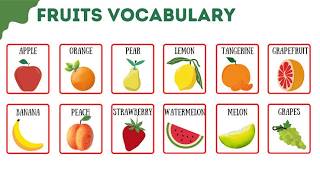 FRUIT NAMES IN ENGLISH FOR KIDS LEARNING LEARNING FRUIT NAMES 🍉🍒 [upl. by Lavicrep]