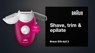 Braun Silkepil 3  A Gentle Approach to Epilation [upl. by Dorelle]