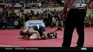 Nolf vs Kemerer  157 LBs  Big Ten Wrestling Championship [upl. by Merrile]