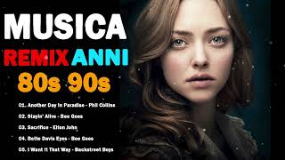 MUSICA ANNI 80s90s RETRO MIX CANZONI STRANIERE ABBA U2 Coldplay Pink Floyd John LennonQueen 2022 [upl. by Rundgren]