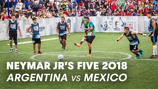 Neymar Jrs Five 2018 Mens Final Match  FiveASide Football Tournament [upl. by Ahsemot629]