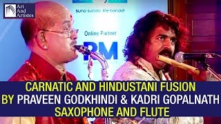 Kadri Gopalnath  Pravin Godkhindi  Raag Abheri  Saxophone Flute Duet  Hindustani Carnatic Music [upl. by Lorre966]