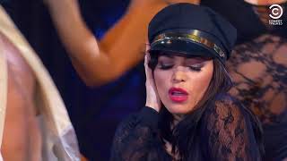 Jenna Dewan  Performs Paula Abduls quotCold Heartedquot  Lip Sync Battle 2018 [upl. by Kenzie]