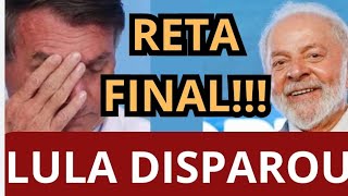 GRANDE DIA LULA DISPARA EM PESQUISA FALTANDO POUCOS DIAS PRA ELEIÇÃO E BOLSONARO VAI À LOUCURA [upl. by Koa]