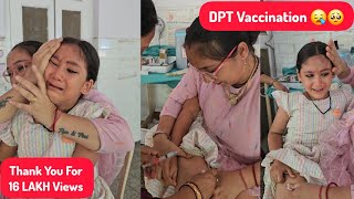 Toddler 5year Vaccination Shot  Vaccines kids  BABY CRYING 😪 shot vaccination injection viral [upl. by Aruam436]