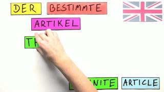 Der bestimmte Arikel  Definite article  Englisch  Grammatik [upl. by Chas429]