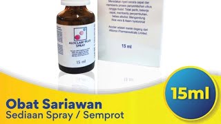 Cek Aloclair Plus Spray 15 ml  Obat Spray Sariawan Alami [upl. by Orms]