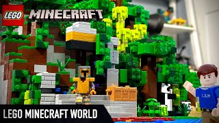 Lego Minecraft world update dripstone cave portal ruin [upl. by Winne866]