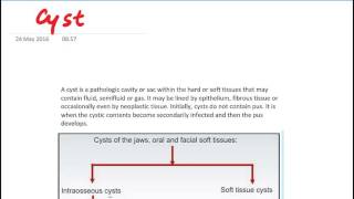 Odontogenic cyst [upl. by Tima]