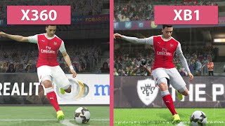 PES Pro Evolution Soccer 2017 – Xbox One vs Xbox 360 Graphics Comparison Demo [upl. by Birdie]