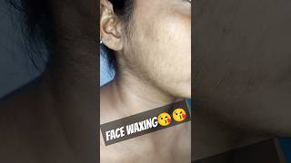 Face waxingviralreels hairremoval viralvideo bodywaxing viralshort waxing waxtrandingviral [upl. by Eyks]