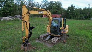 Buying and Fixing a mid sized excavator  Deere 80C [upl. by Bobseine]