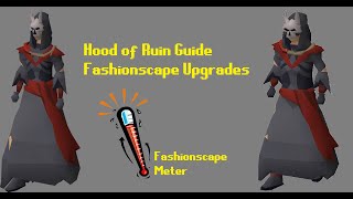 Hood of Ruin Guide  Fashionscape Upgrades  Crack the Clue 3  OSRS [upl. by Adilen]