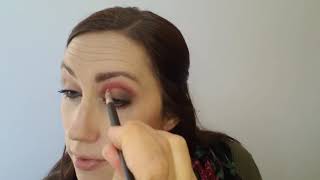 Liquid Eyeshadow Tutorial  Younique Liquid Eyeshadow Tutorial Shade Exalted  Addiction Palette 6 [upl. by Hteboj]