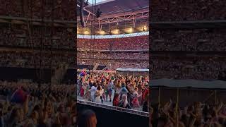 Harry Styles fans dancing to Treat People With Kindness at Wembley Stadium 19622 Harrys House [upl. by Ajup]