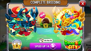 Dragon City High Scarlett Supreme Dragon vs High Ascended Supreme Dragon EXCLUSIVE BREEDING 😱 [upl. by Ativahs100]