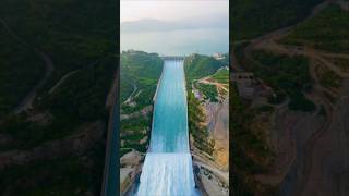 Tarbela Dam Spillways touristattraction touristspot tarbeladam 2024viralvideo beautifulview [upl. by Nissie]