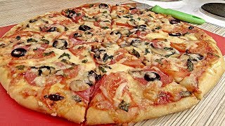 ДОМАШНЯЯ ПИЦЦА 🍕  Вкусный Рецепт Пиццы [upl. by Kirad]