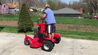 Gravely ProStance 48quot COMMERCIAL StandOn Mower [upl. by Eirahs258]