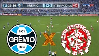 GRENAL 407  Grêmio 5 x 0 Internacional  Melhores Momentos  Campeonato Brasileiro 2015 [upl. by Ecnarrot481]