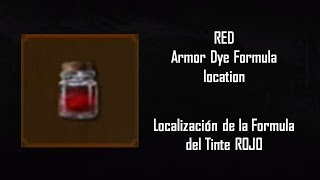 The Witcher 3 Blood amp Wine  Red armor dye location formula formula tinta roja [upl. by Ennaed]