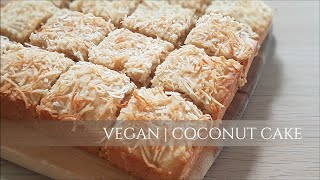 VEGAN  Coconut Cake [upl. by Bartholomew952]