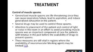 Tetanus Treatment [upl. by Asp]