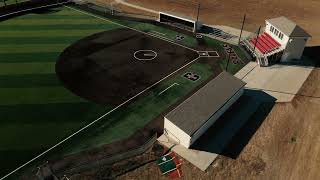 Ravens Field Flyover  Benedictine College Softball [upl. by Reiser172]