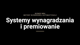 Systemy wynagradzania i premiowania pracowników [upl. by Rosanna]