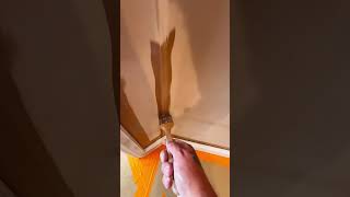 IMPORTANT PART 1 Decorating new plaster in a bathroom area youtube diy ytshort tips [upl. by Ailuig640]