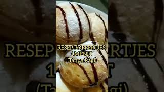 RESEP POFFERTJES 1 MENIT TANPA RAGI CEPAT DAN ENAK [upl. by Darees352]