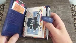 How I Use My Mini Filofax Planner  vanilla folders [upl. by Aibara753]