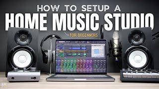 HOW TO Setup a Home Music Studio for Beginners 2024 [upl. by Rennane837]