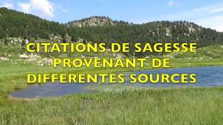 Citations de sagesse [upl. by Ttenneb]