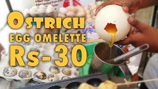 OSTRICH EGG in CHENNAI ஒஸ்ட்ரிச் முட்டை சாப்பிட்டுயிருக்கீங்களா  CITYBEE streetfood [upl. by Gawain]