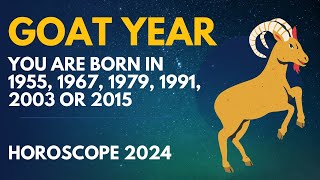 Goat year 2024 horoscope 2024horoscope horoscope goat chinesehoroscope freehoroscope [upl. by Orelu]