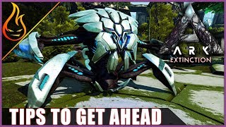 ARK Survival Evolved Extinction DLC Beginner Tips [upl. by Eelyab508]